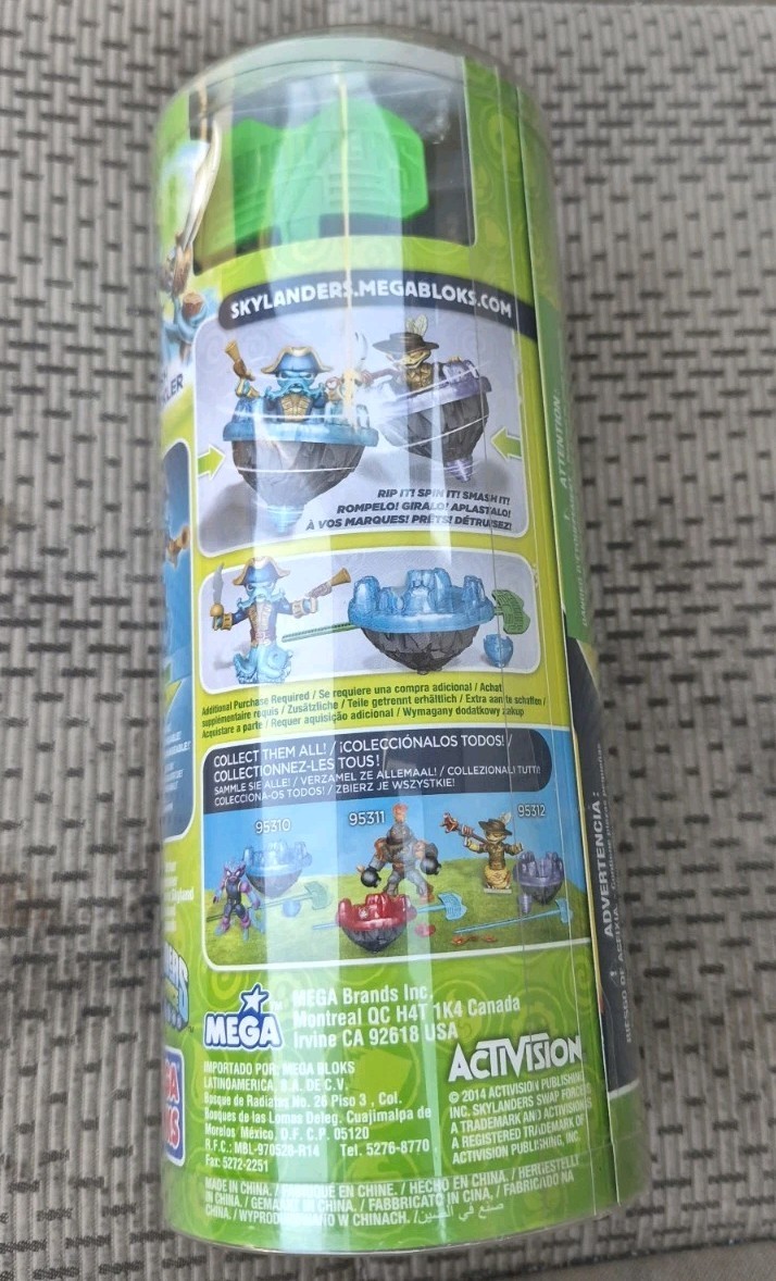 Skylanders – Swap Force – MEGA BLOKS – Wash Buckler 🐙 – Spinners 95309