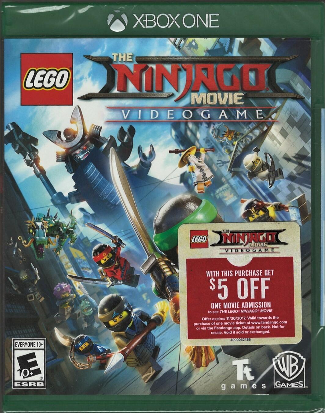 LEGO Ninjago Movie Videogame Xbox One (Brand New Factory Sealed US Version) Xbox