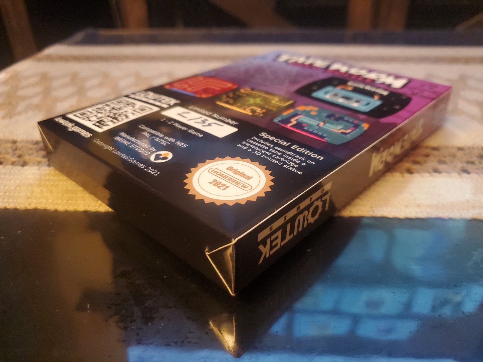 Tapeworm Disco Puzzle Special Edition for NES w Cassette Soundtrack USED 2 of 35