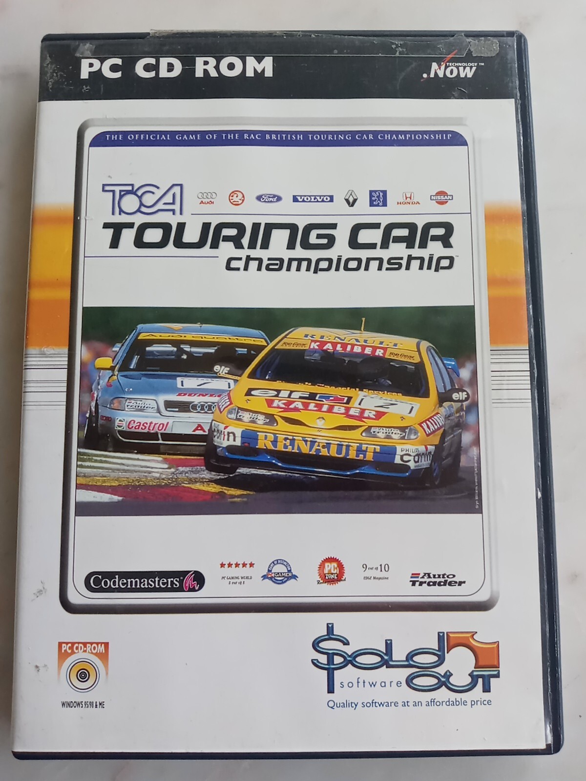 Touring Car Championship TOCA PC CD ROM Game
