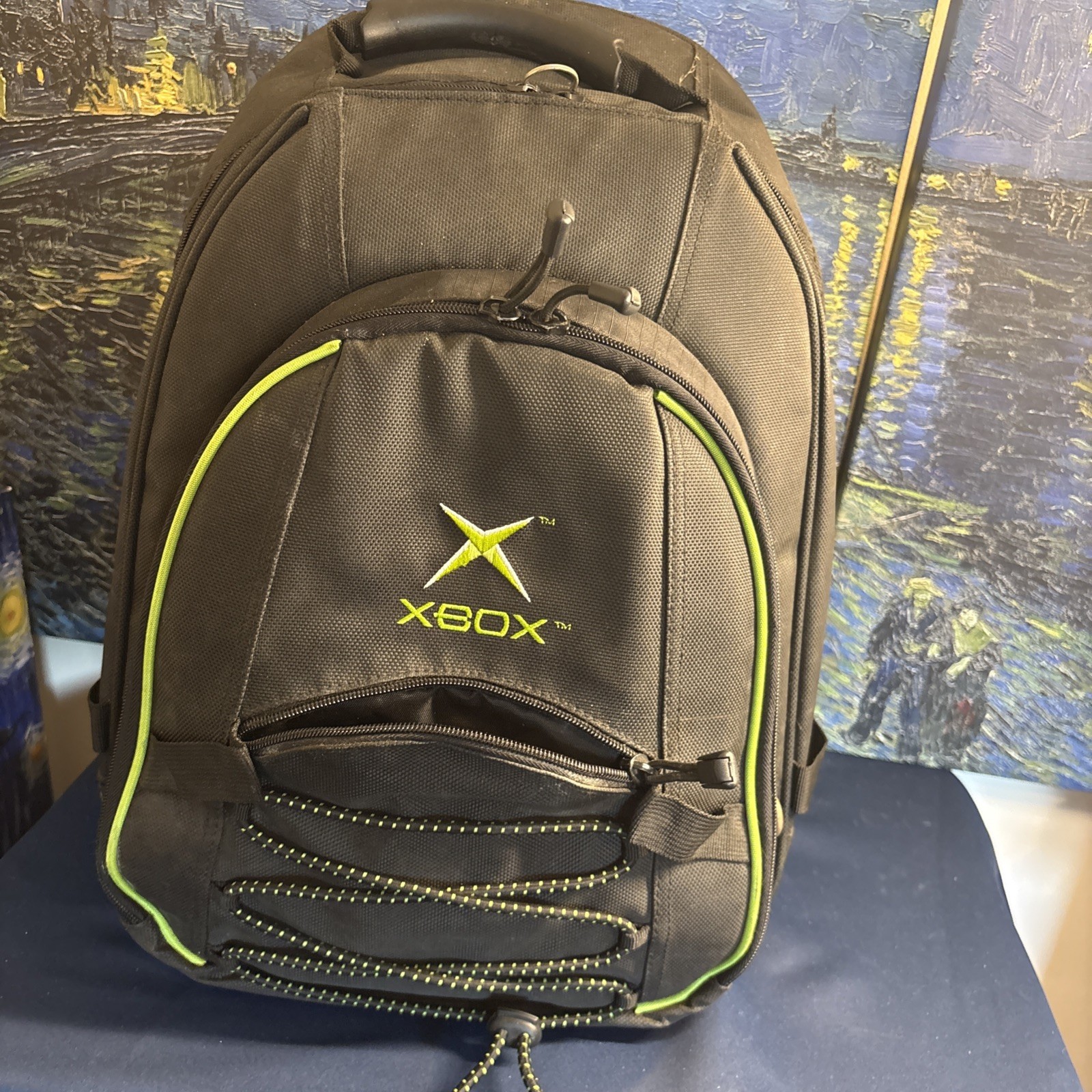 Original Microsoft Xbox Padded Videogame Console Travel Backpack Vintage
