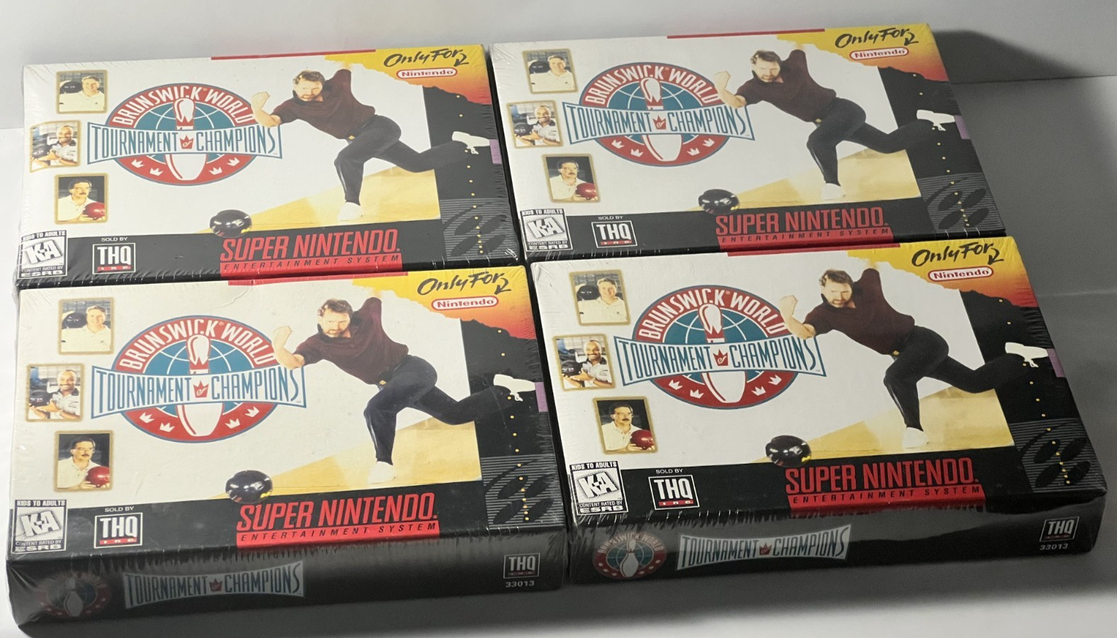 Lot of 10 New Brunswick World Tournament of Champions Snes Factory Sealed