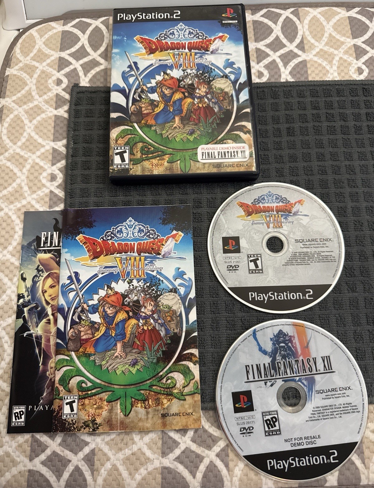 Dragon Quest VIII: Journey of the Cursed King (PlayStation 2 Ps2) VG CIB Demo