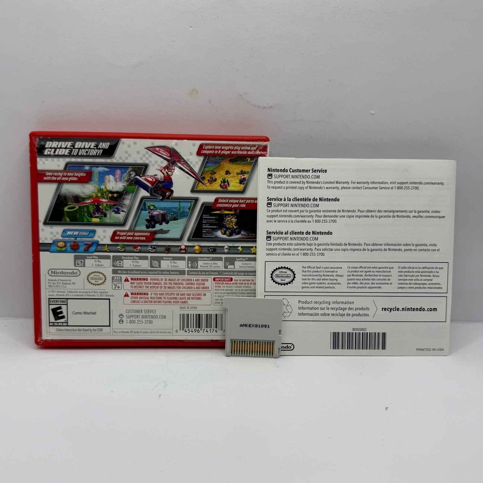 Mario Kart 7 Nintendo 3DS CIB Complete Tested