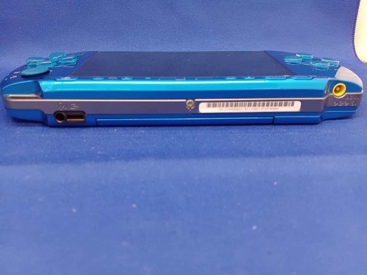 Sony PSP 3000 Vibrant Blue VB Box Manual Charger New Battery Japan Tested work