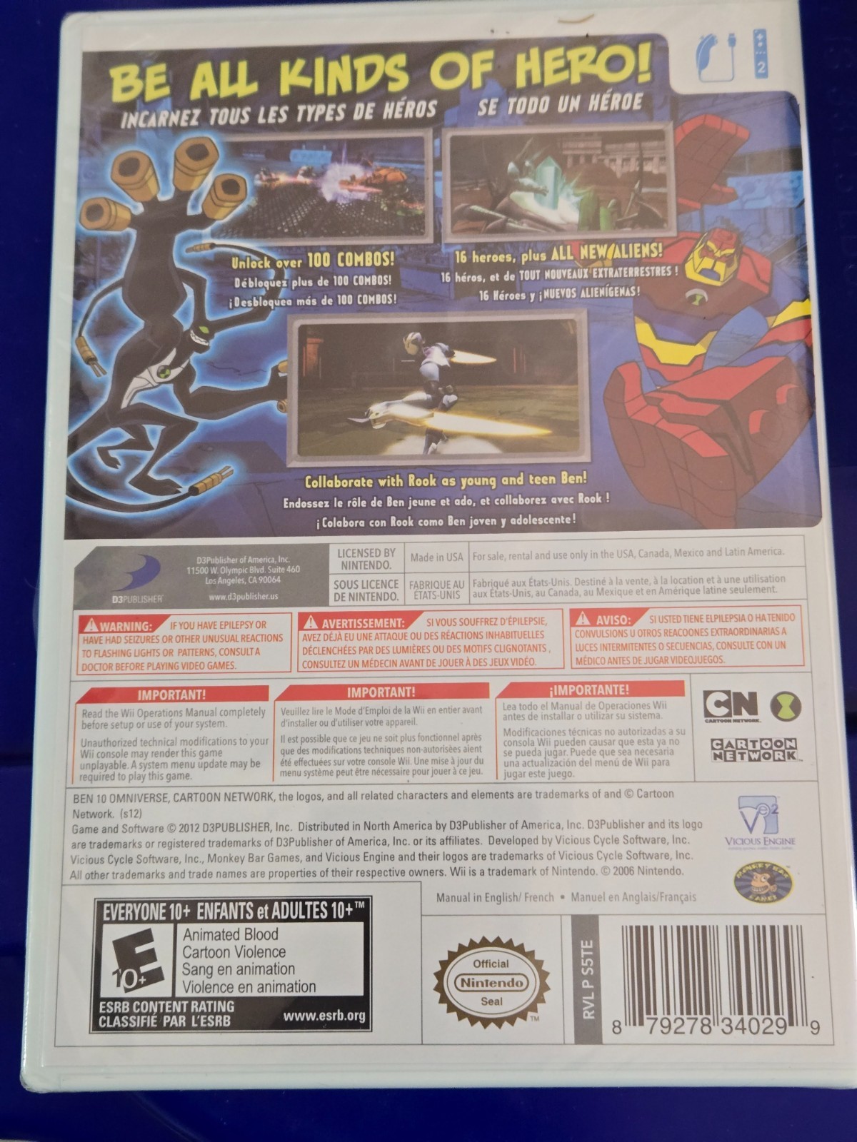 Ben 10: Omniverse (Nintendo Wii, 2012) Brand New Sealed
