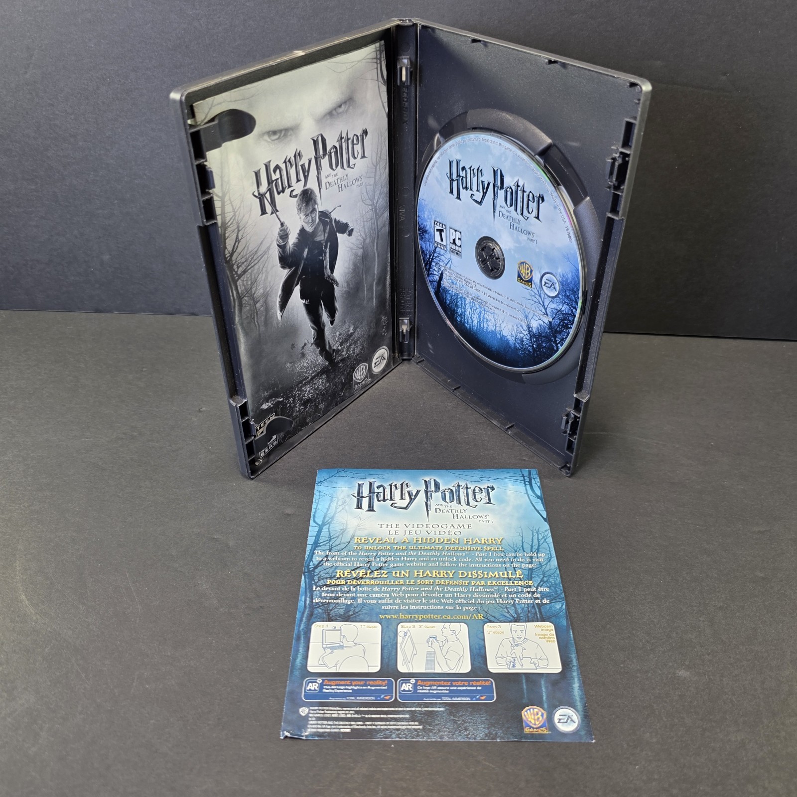 Harry Potter & Deathly Hallows Part 1 PC Game 2010 CIB Manual Tested Very Good