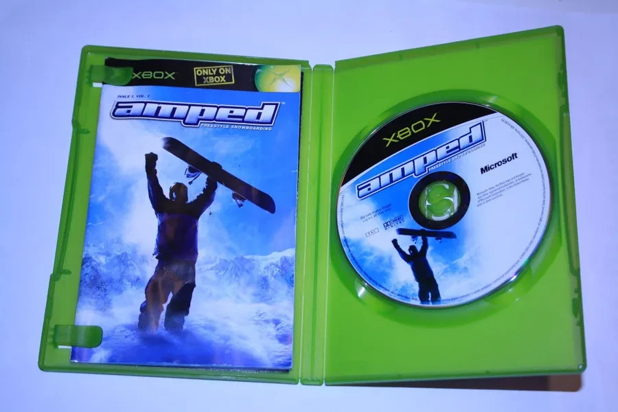 Amped: Freestyle Snowboarding (Original OG Microsoft Xbox, 2001) Game CIB NM🔥
