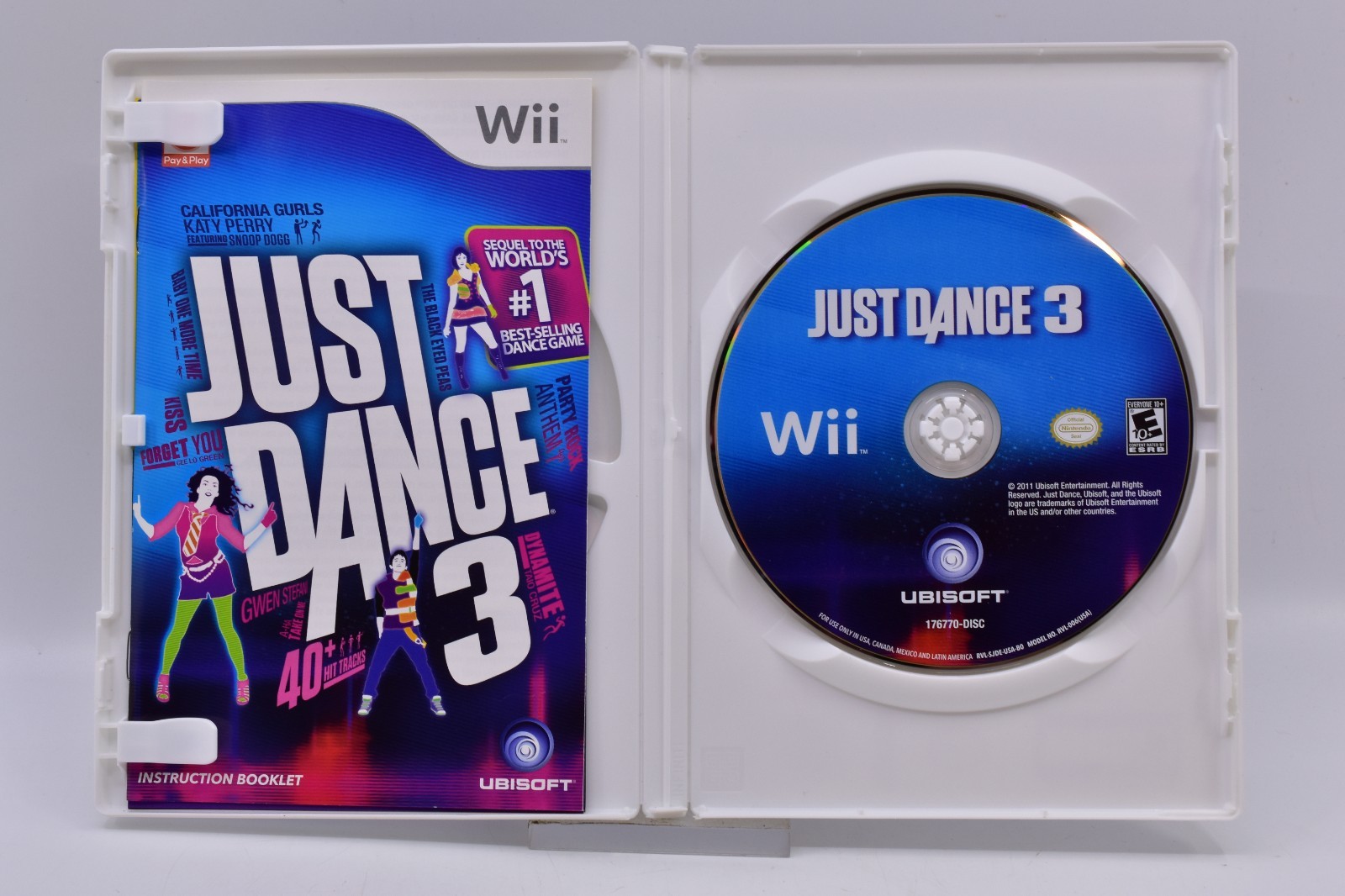 Wii Just Dance Just Dance 1 2 3 4 & Just Dance 2014 Game Bundle Tested & Working