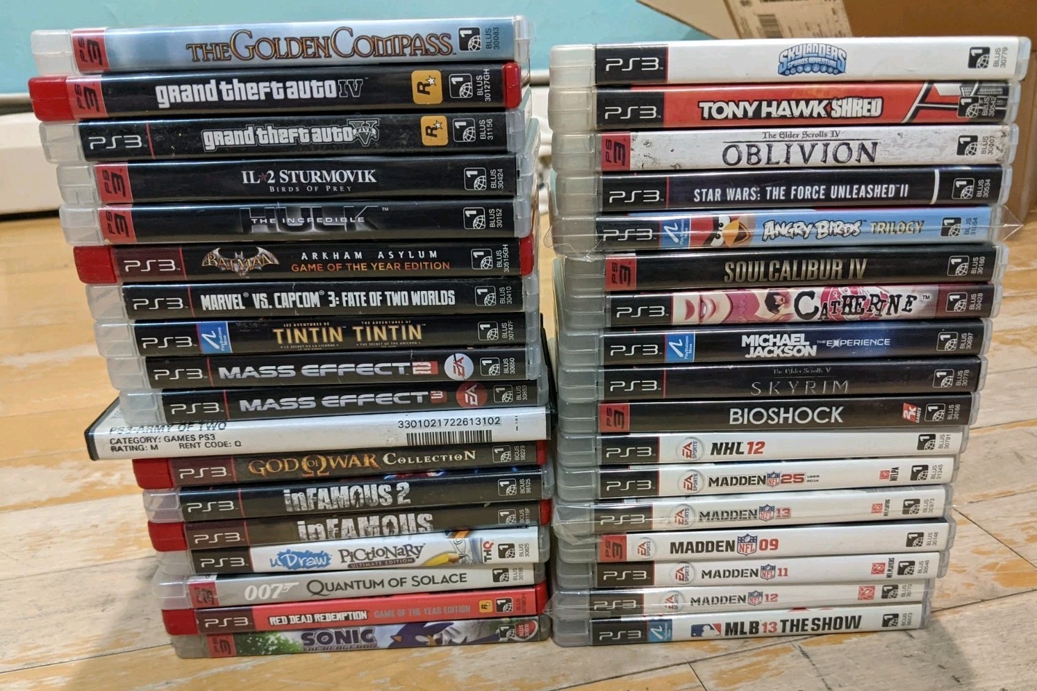 Lot of 49 Sony PlayStation 3 PS3 Games – Popular Titles – Most CIB