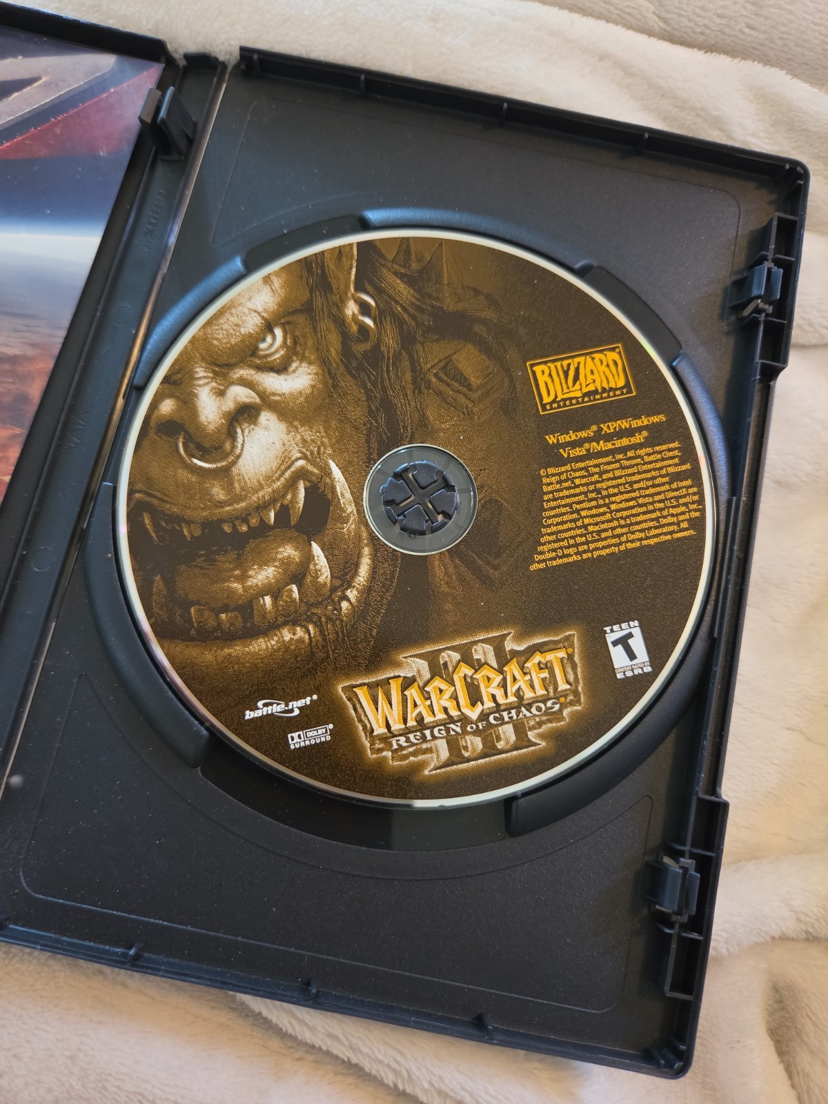 WarCraft III: Reign of Chaos – Collector’s Edition (Windows/Mac, 2002) Disc Only