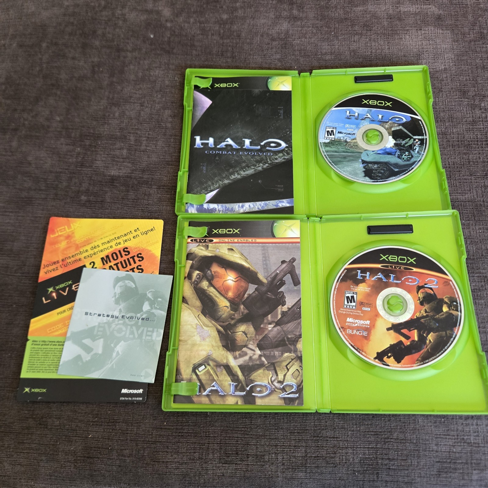Halo Bundle Xbox – 8 Game Lot Halo 1 2 3 3 ODST 4 Wars Reach Anniversary Tested