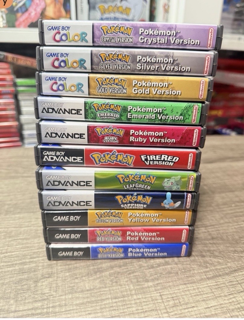 11 Pokemon Bundle Custom Game Case For Nintendo Gameboy Color GB,GBC *NO GAME*
