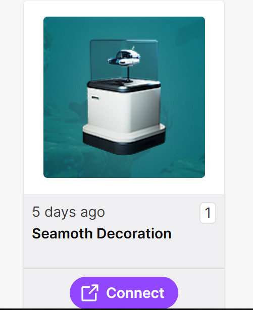 Subnautica 2 Twitch Drop – Seamoth Decoration