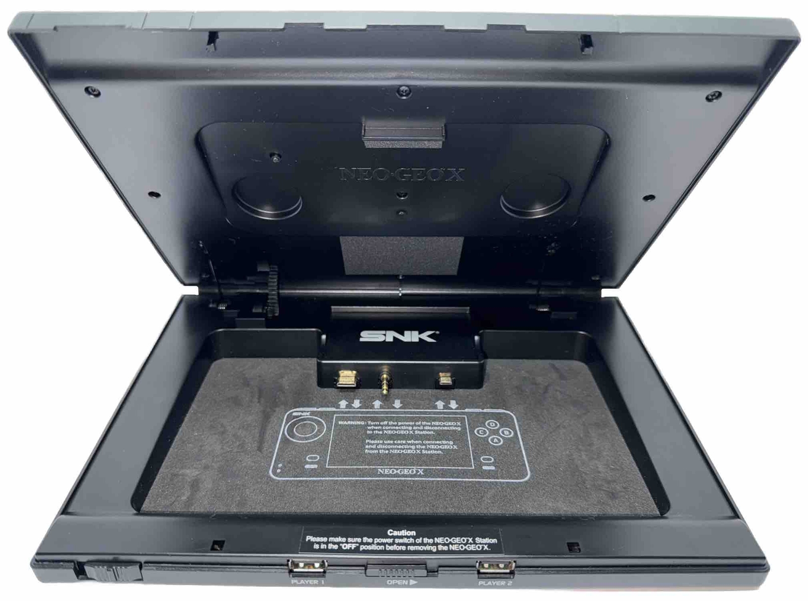 Neo Geo X Gold TV Docking Charge Station Only w/ Power Cord & Ninja Masters