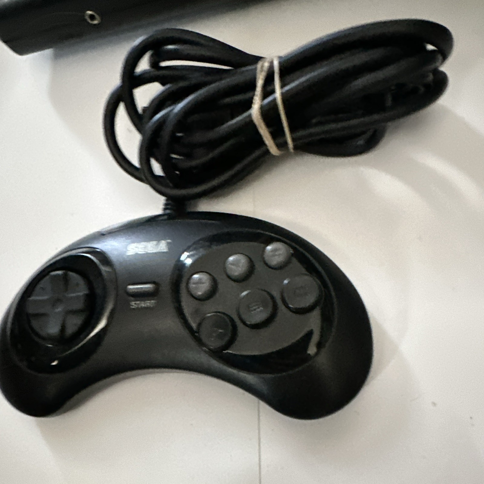 SEGA Genesis 16-Bit Console Lot MK-1601 and MK-1631 4 Controllers + AC Adapters
