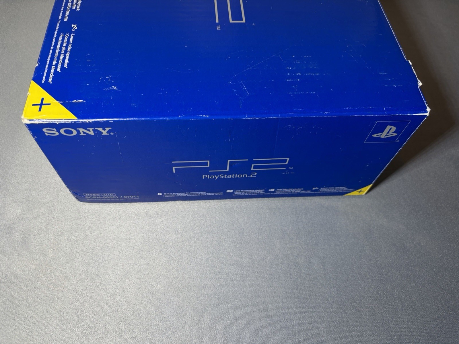 Open Box – Sony PlayStation 2 PS2 Black Game System SCPH-50001 Complete