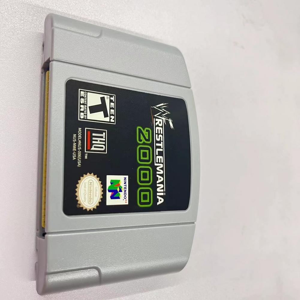 WWF WrestleMania 2000 – Nintendo 64 (N64) Popular title Complete set