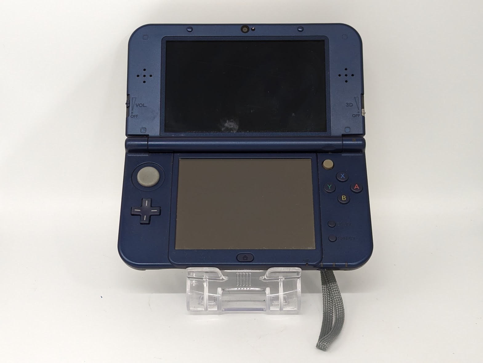 B289 Nintendo new 3DS LL XL console Metallic Blue Japan w/pen adapter fx
