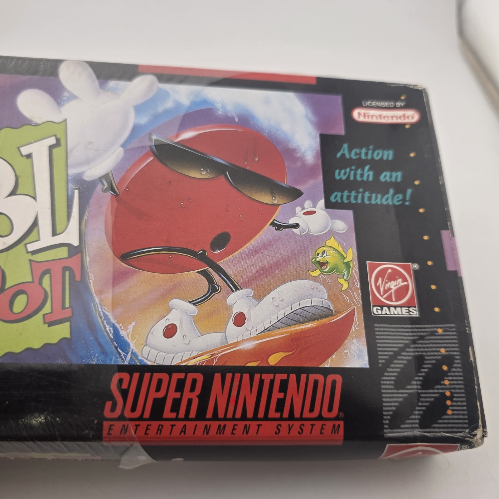 Cool Spot – Box With Reg Card – Super Nintendo Snes – Authentic (No Game)