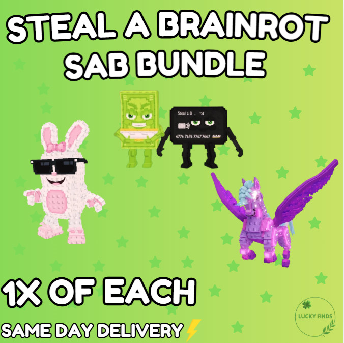 💸🔥SAB BUNDLE (1X OF EACH)🔥💸 – STEAL A BRAINROT CHEAP!⚡💸