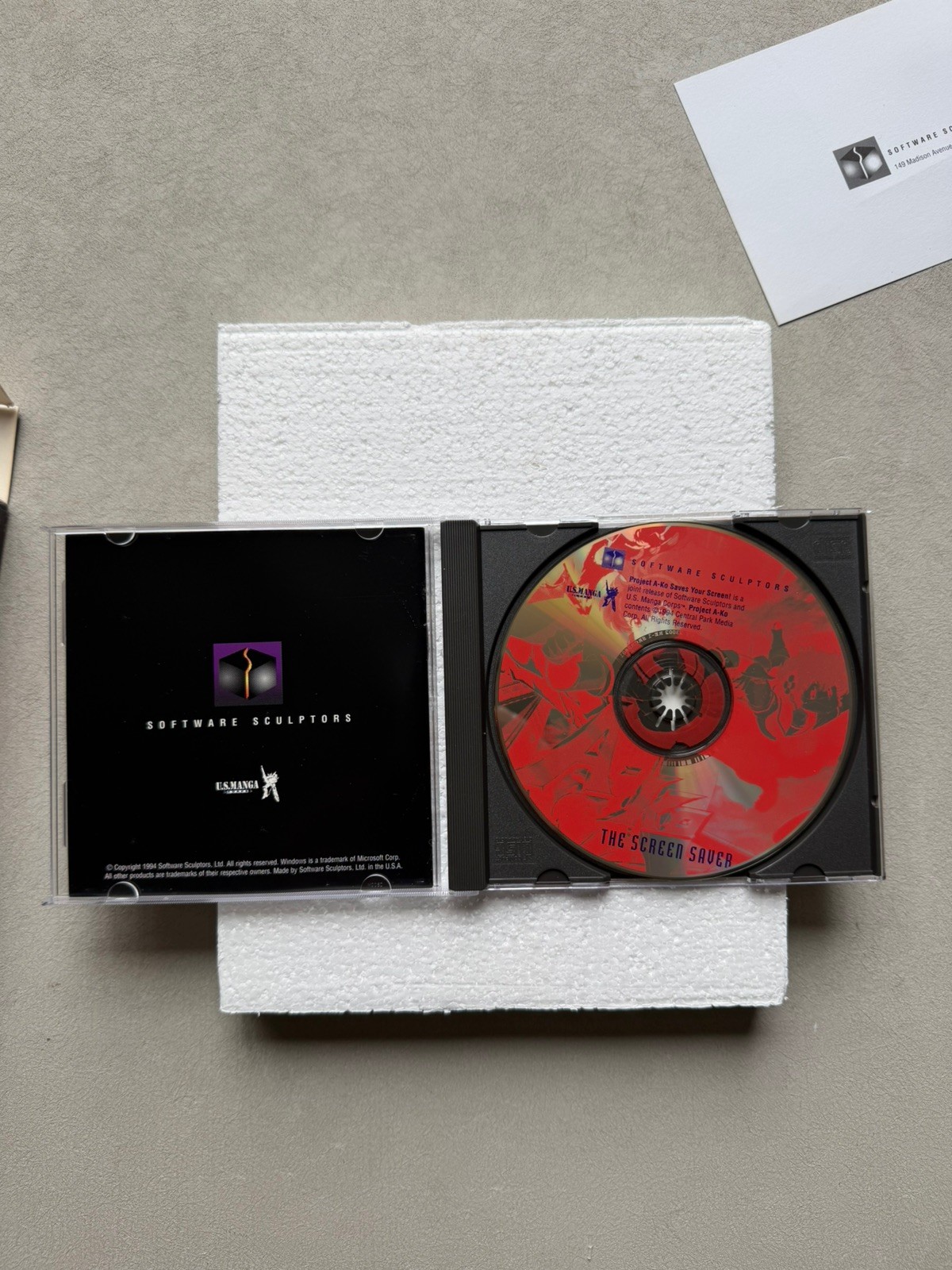 Project A-Ko PC Screen Saver – Big Box CD Anime Software – U.S. Manga – WIN/MAC