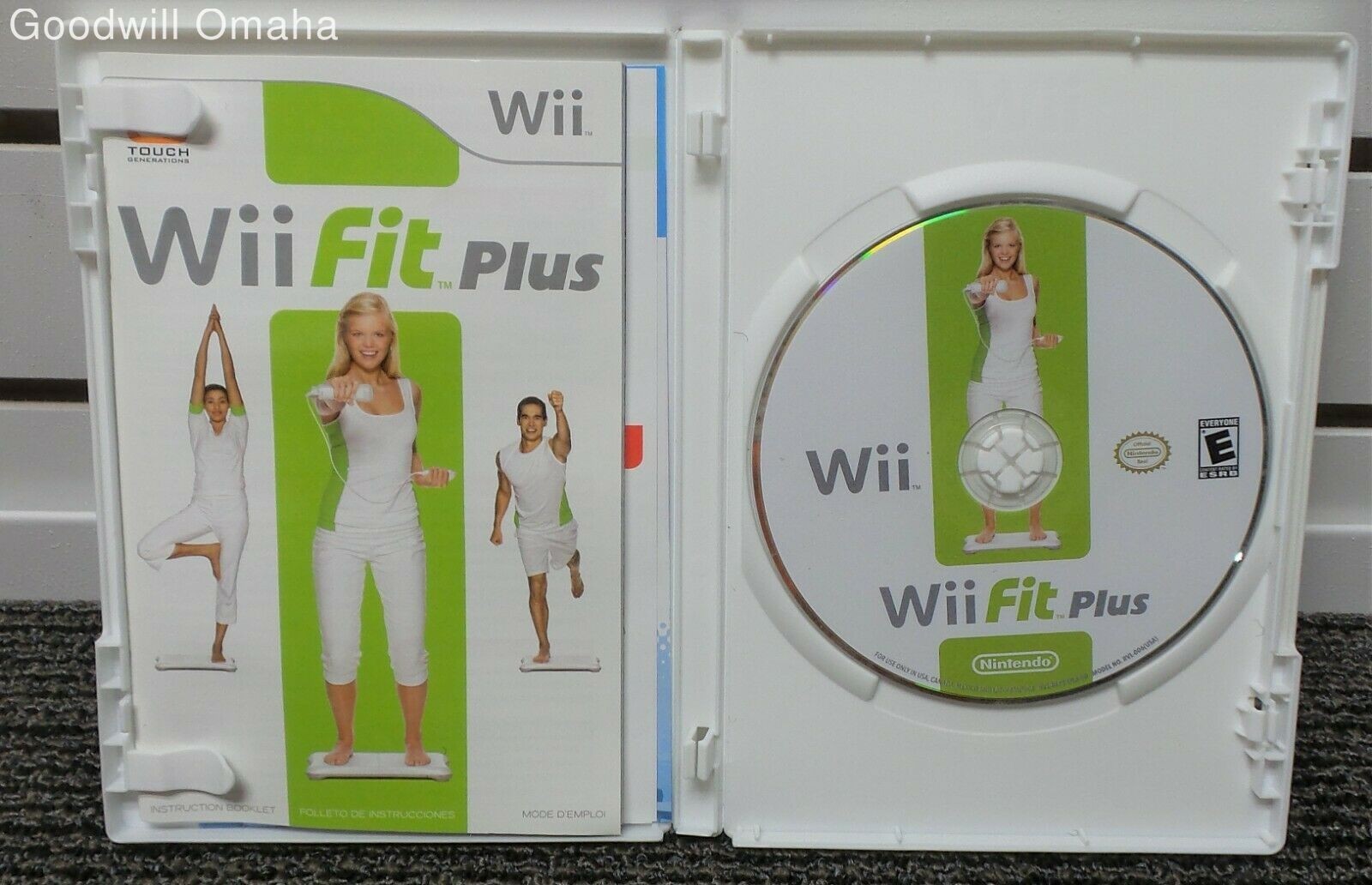Nintendo Wii Fit Balance Board With Wii Fit Plus Video Game