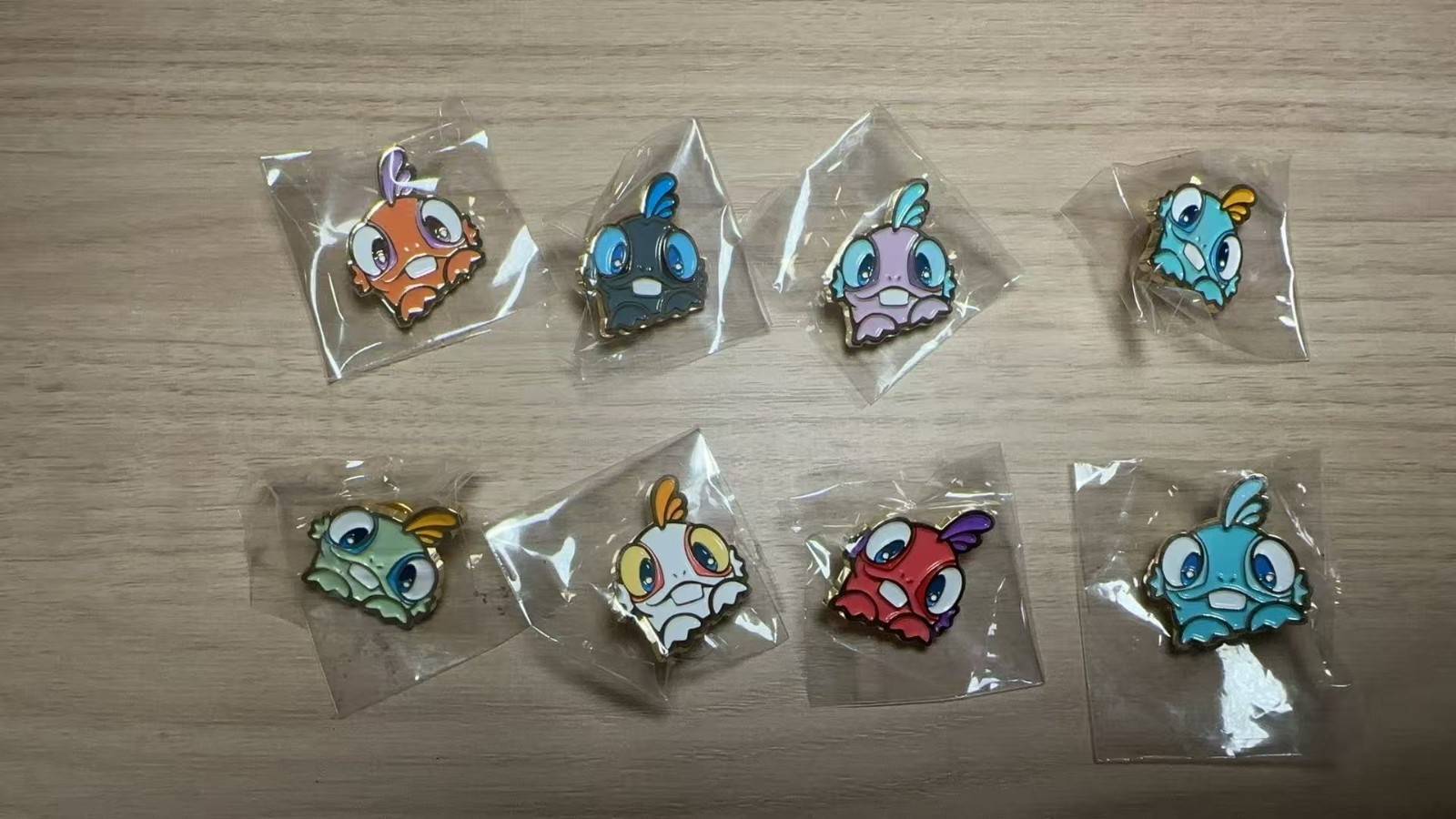 World of Warcraft China Tour Event Murloc & Weapon pin Set