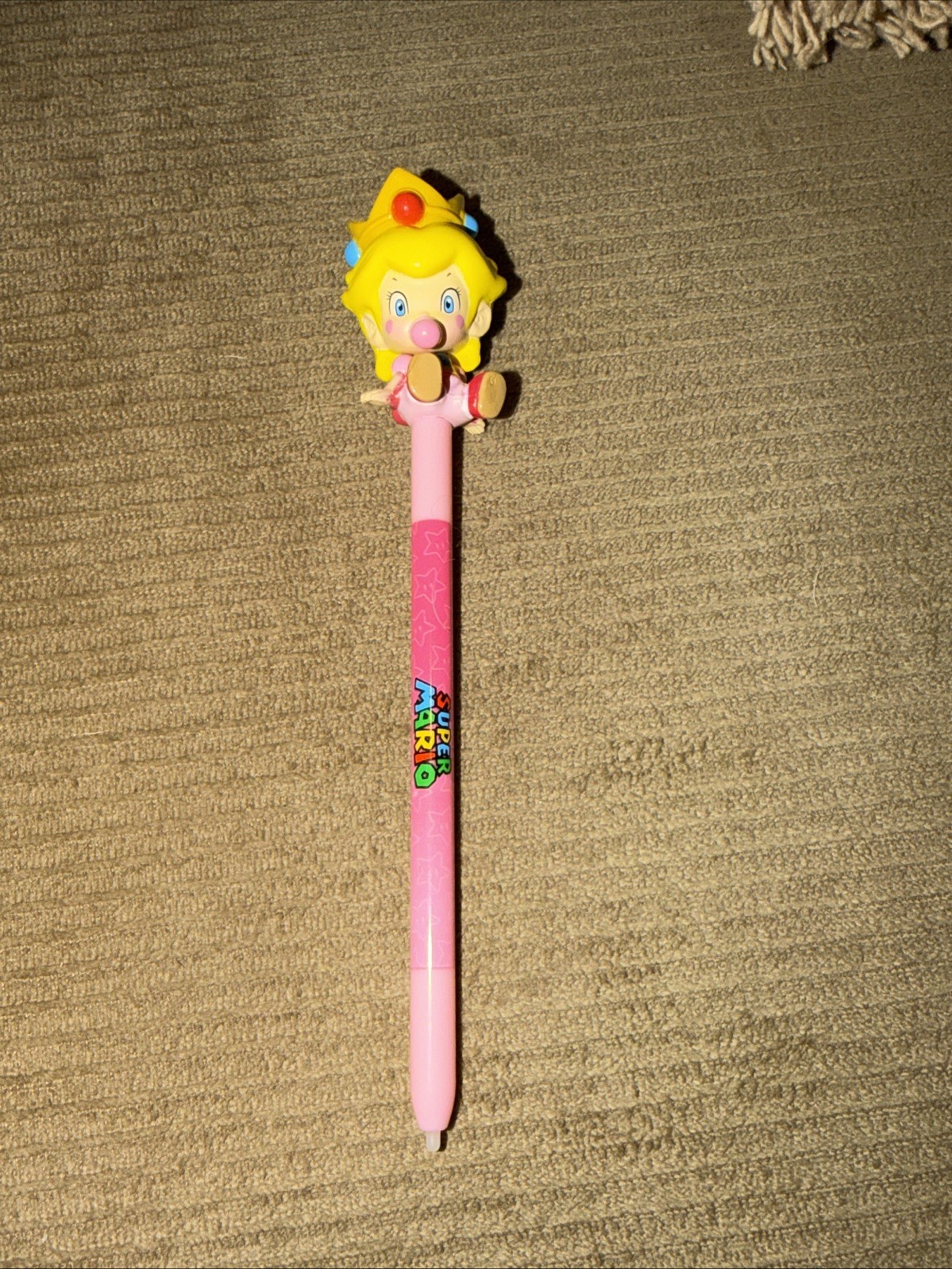 Super Mario Nintendo 3DS Bobble Action Bobblehead Stylus Baby Princess Peach