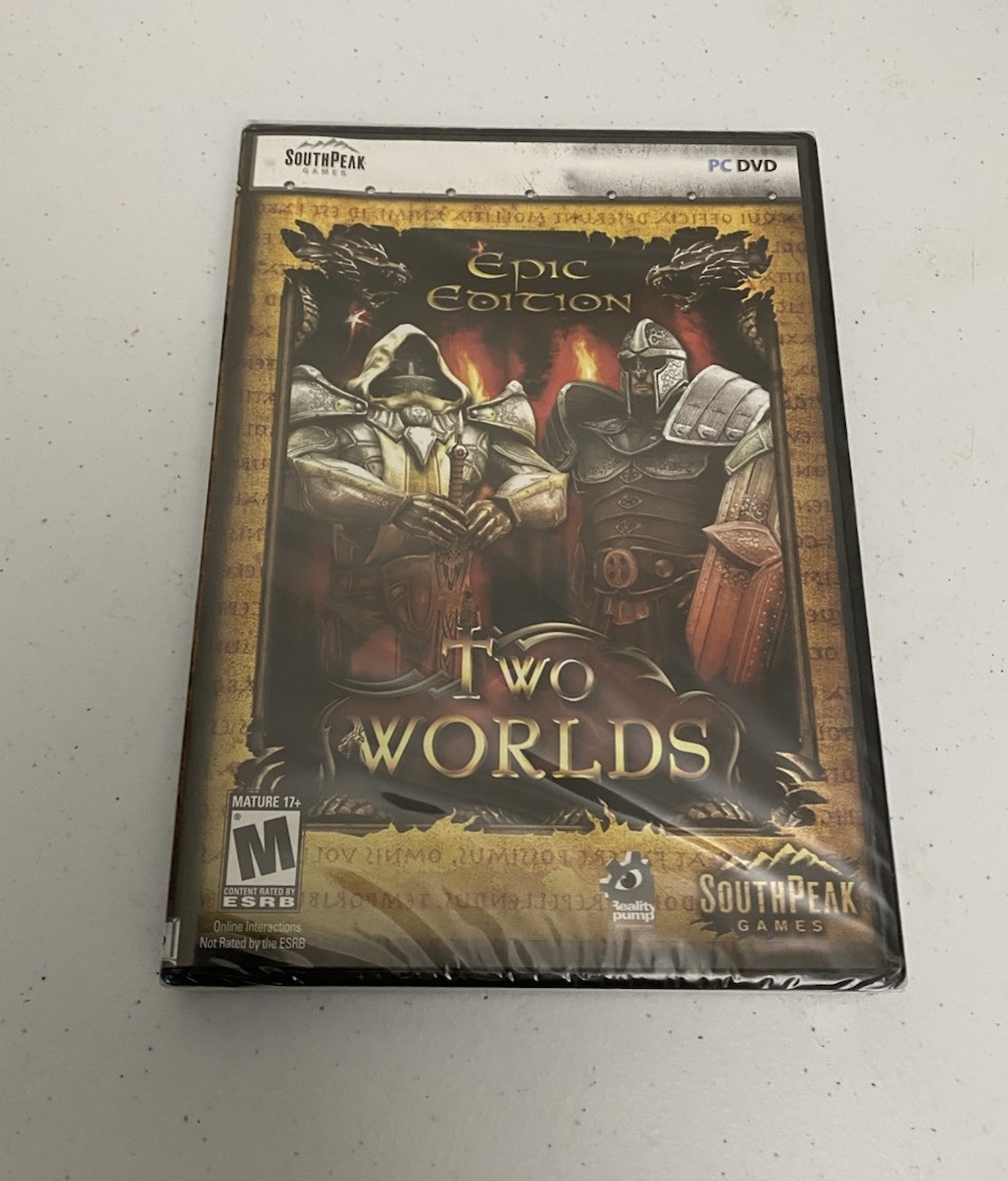 Two Worlds Epic Edition 2008 Windows PC DVD Computer RPG NEW SEALED
