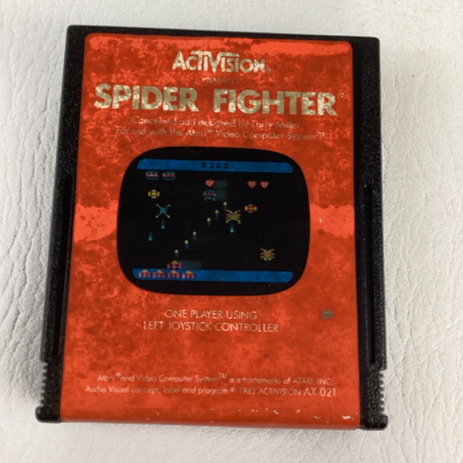 Atari 2600 Activision Spider Fighter Video Game Cartridge Vintage 1982 TESTED