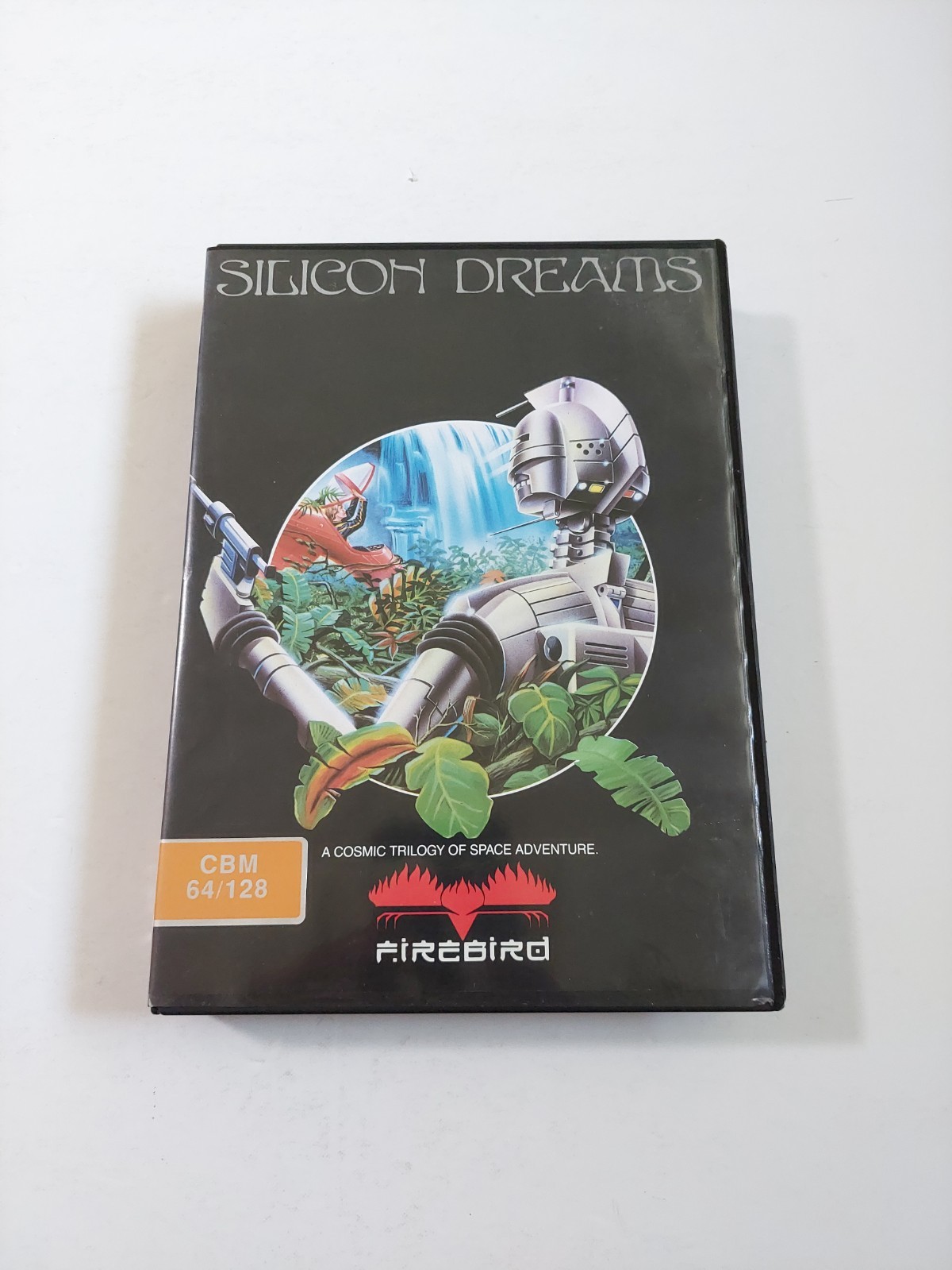 Silicon Dreams Commodore 64 Firebird UK Clamshell Manual Rare Floppy