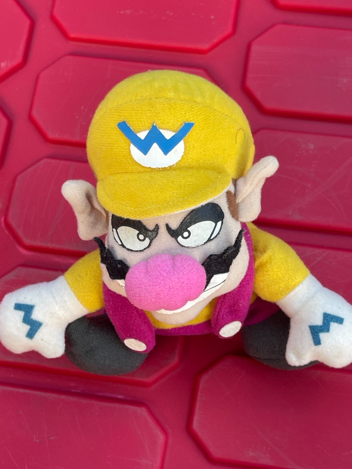 Super Mario Bros Wario N64 BD&A Beanbag Plush Nintendo 64 Collectible