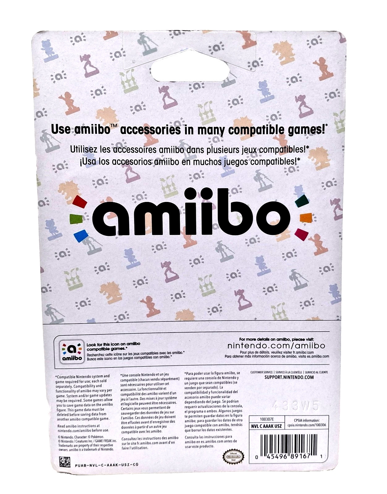 Nintendo Amiibo Super Smash Bros. Series Pikachu Collectible Figure New
