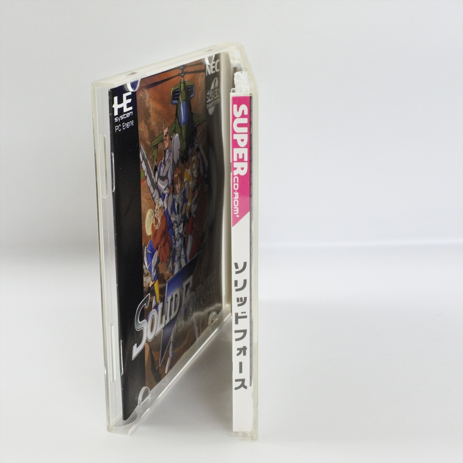 PC Engine SCD SOLID FORCE Spine * 0786 pe