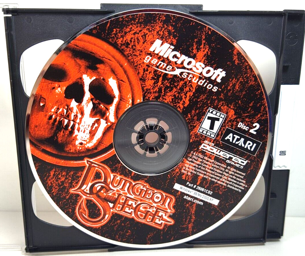 Dungeon Siege: Legends of Aranna PC Game RPG Mad Doc Software Rated T CD-ROM