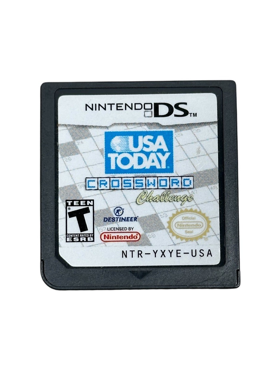 USA Today Crossword Challenge (Nintendo DS, 2008) Cartridge Only – Tested