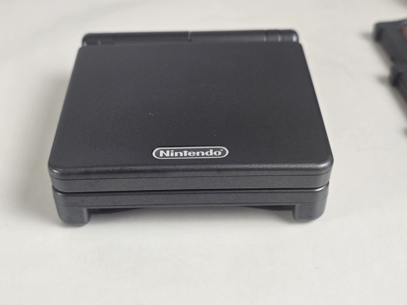 Nintendo Game Boy Advance SP AGS 001 Onyx Black GBA Console Bundle Tested
