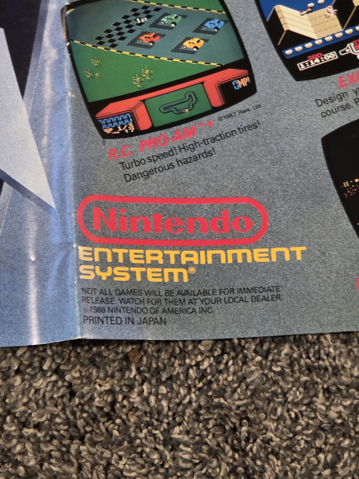 NES Nintendo Bulk Lot 1 Console 21 Games +4 Remotes + Zapper + Posters + Manual
