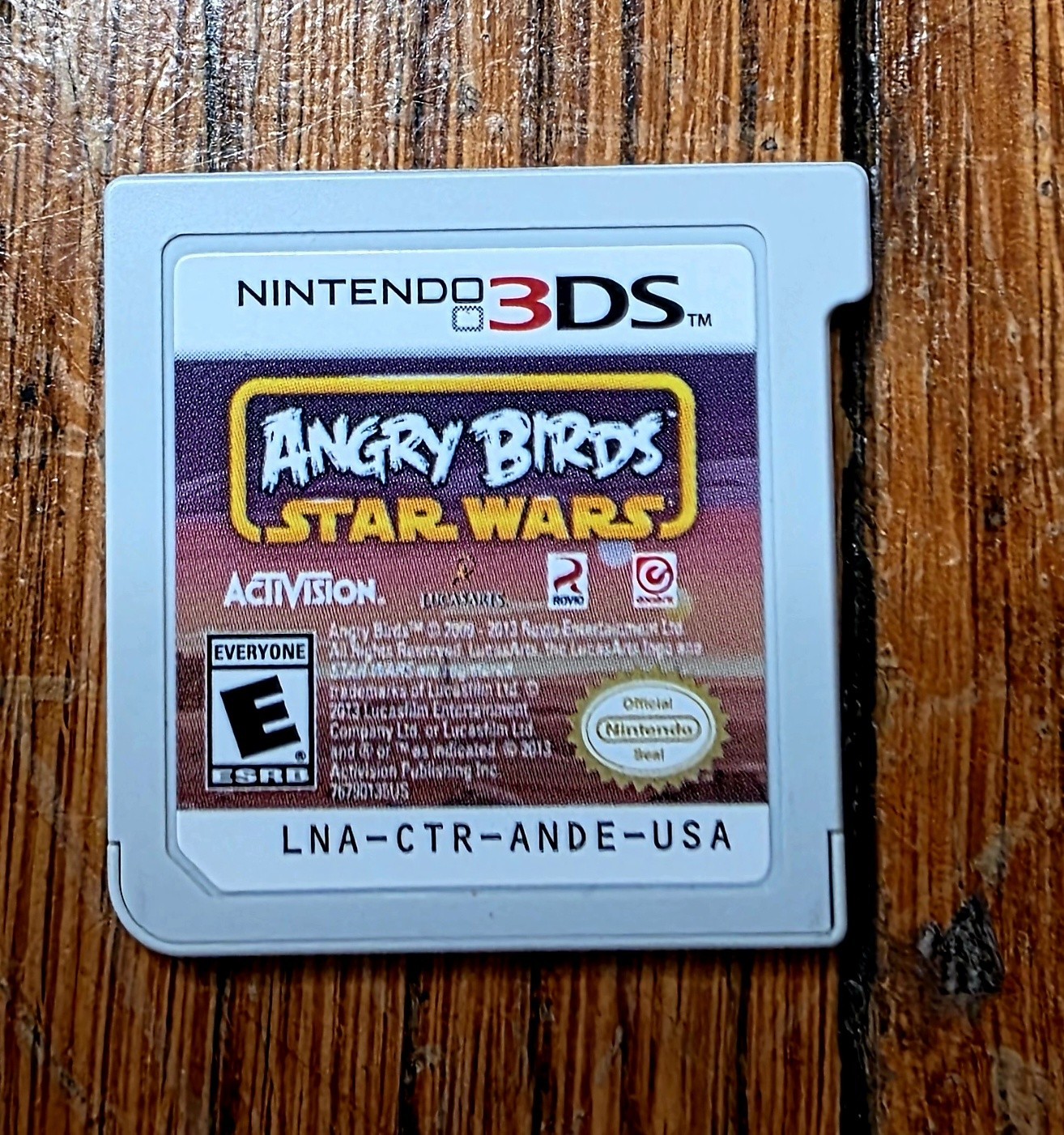 Angry Birds Star Wars (Nintendo 3DS, 2013) Cartridge Only