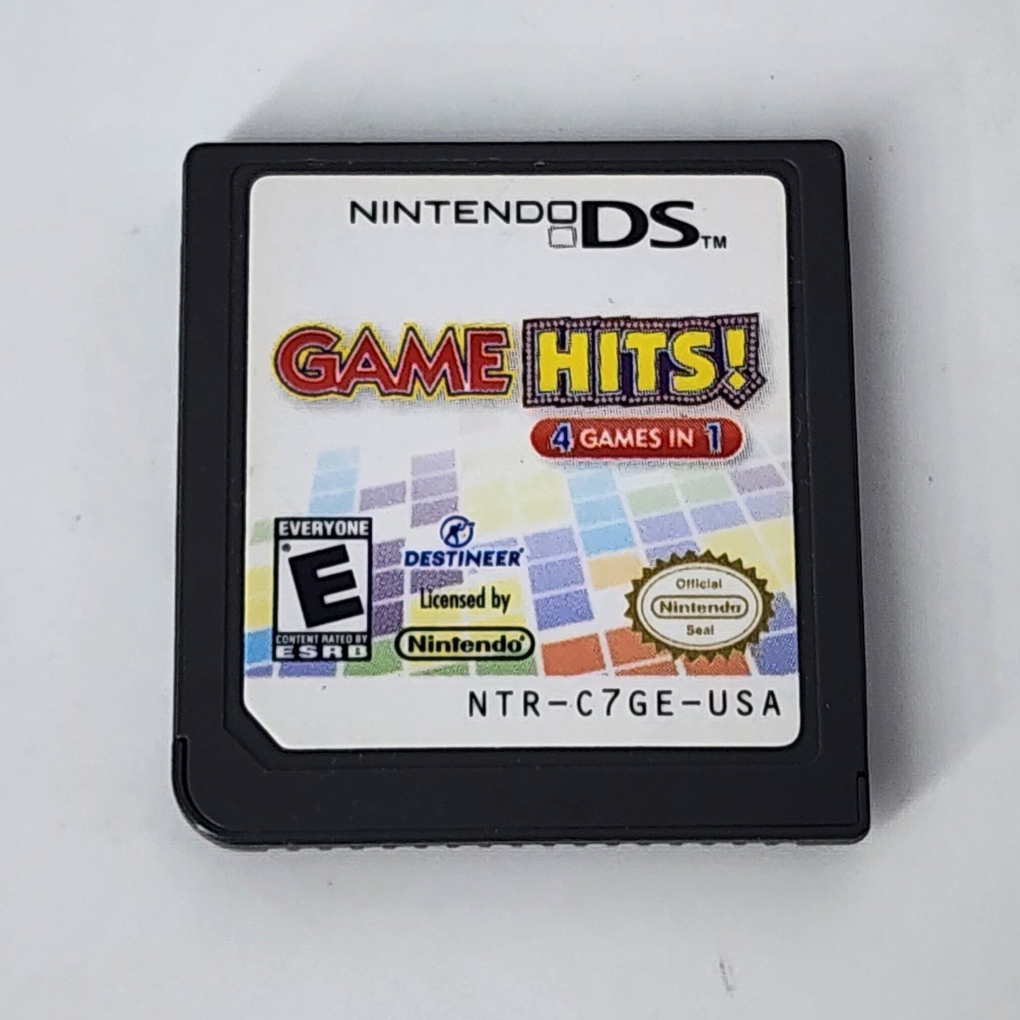 Game Hits! (Nintendo DS, 2010) 4 Games in 1 CIB – TESTED & WORKING – Fast Ship!