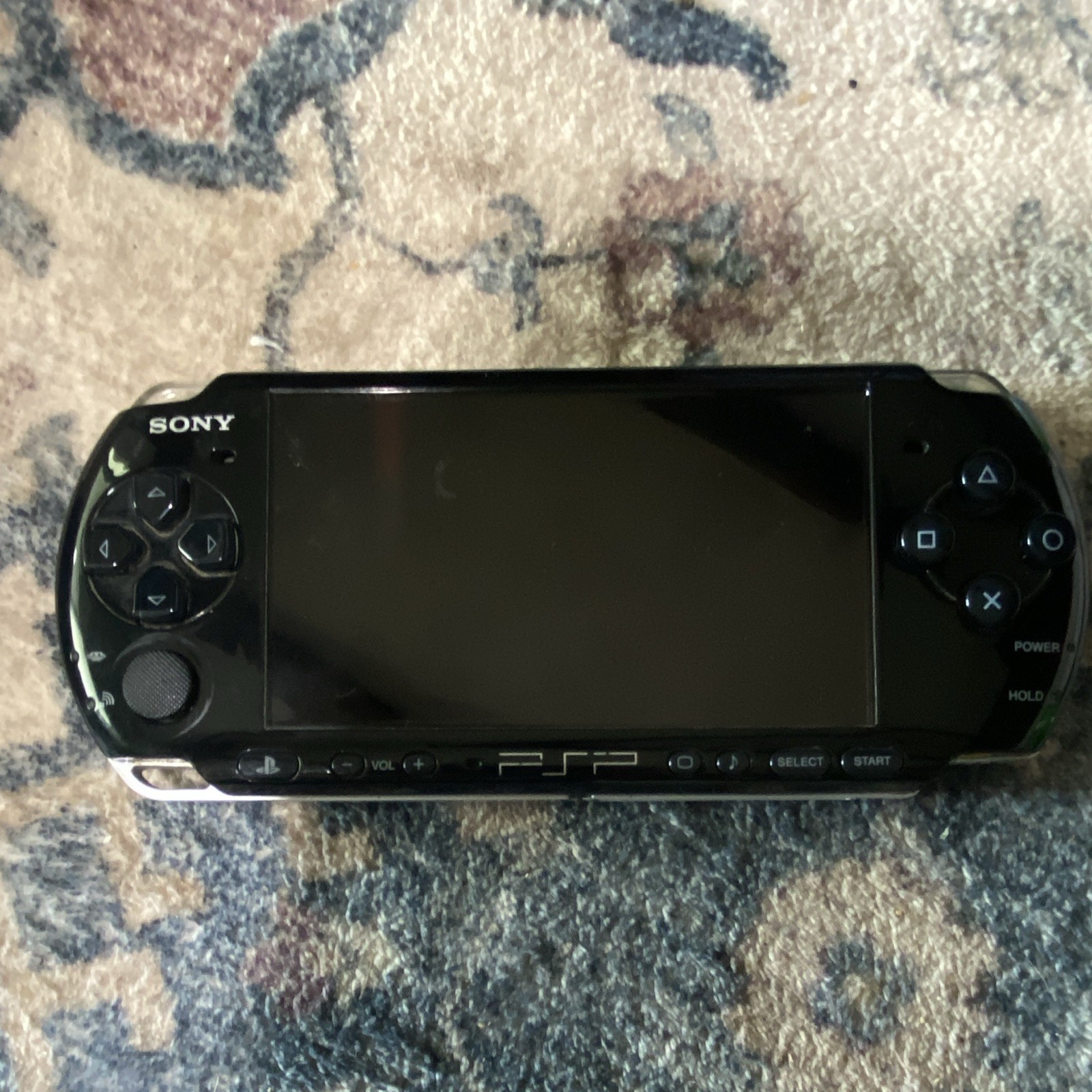 Sony PSP-1001 Black Handheld Console NTSC-U/C UMD Compatible 480p 32MB