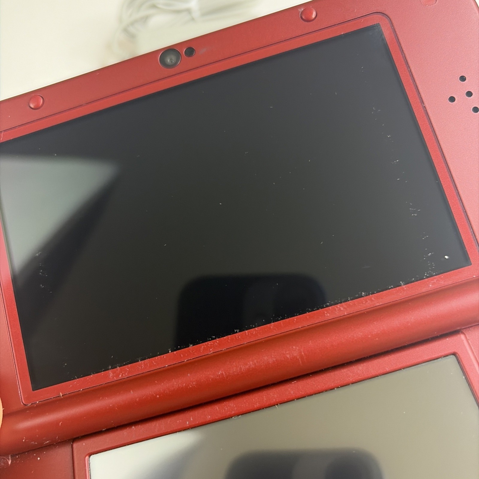 New Nintendo 3DS XL Red Console US Model – Top IPS Tested! W Charger Stylus