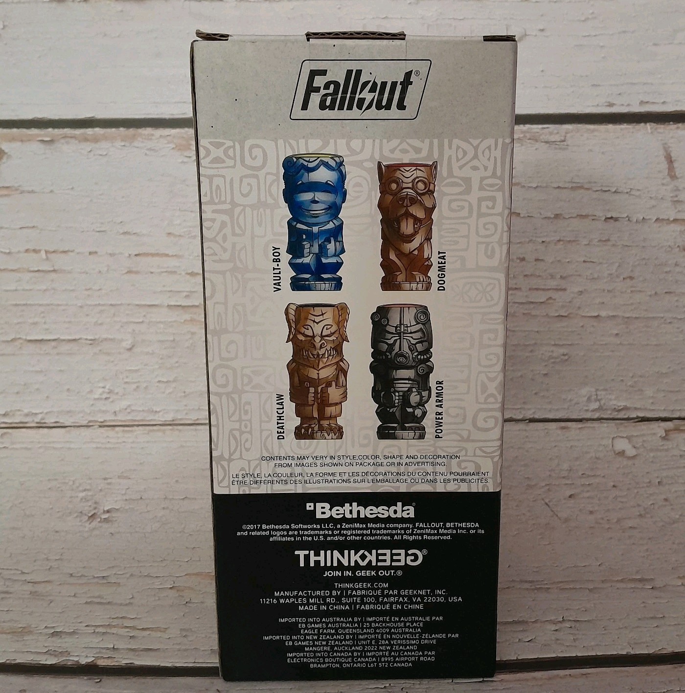 Geeki Tikis Fallout DogMeat Tiki Mug 16oz Ceramic Thinkgeek Bethesda NEW