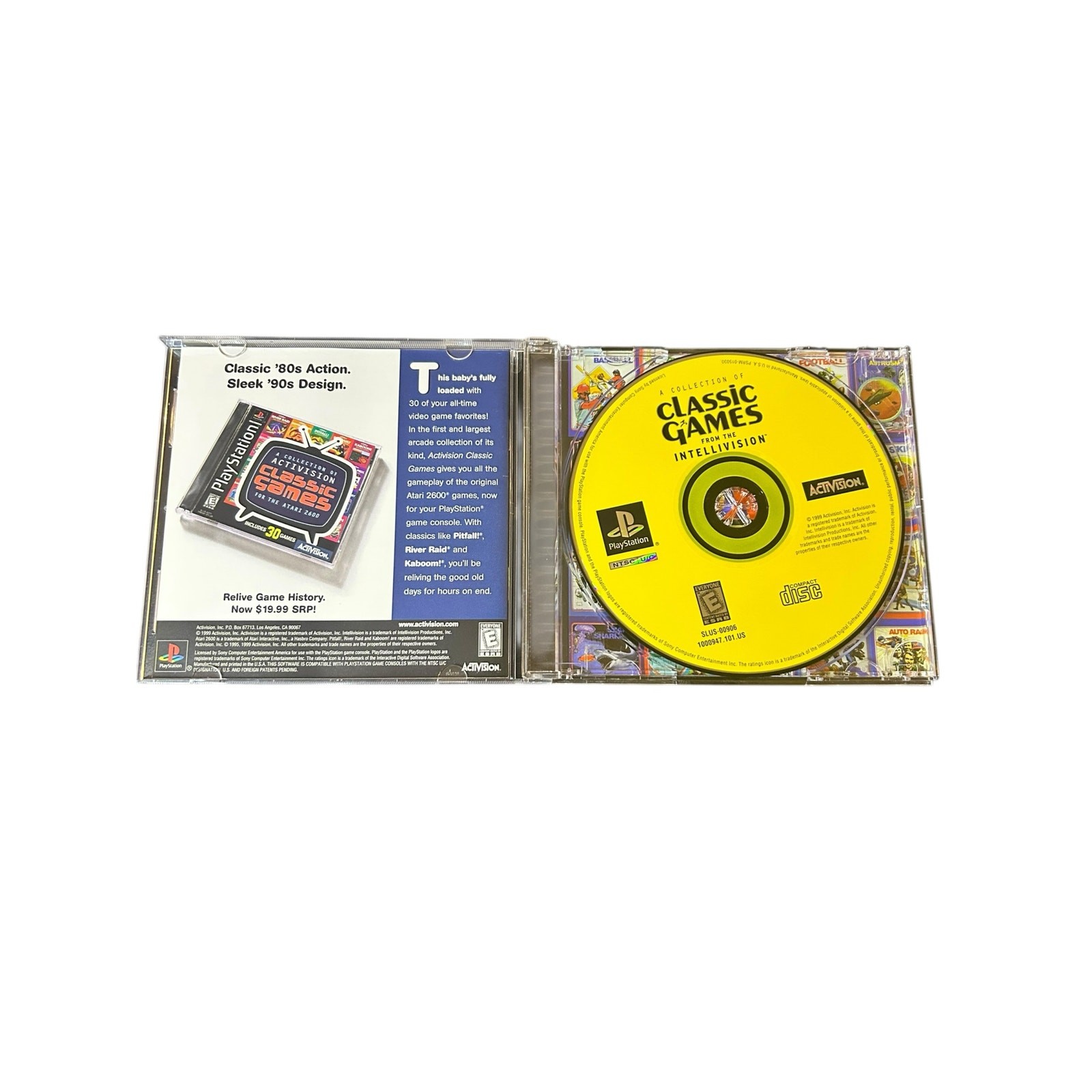 Activision Classics PlayStation 1 PS1 – Intellivision 80s Games – Tested, CIB