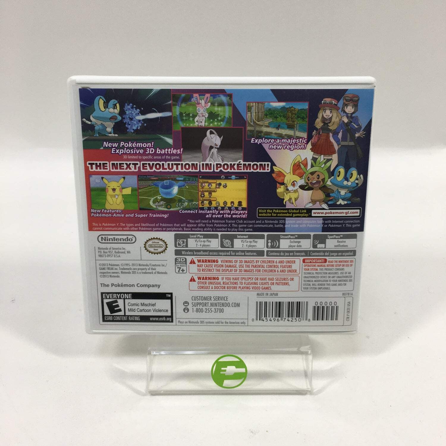 Pokemon Y (Nintendo 3DS, 2013)