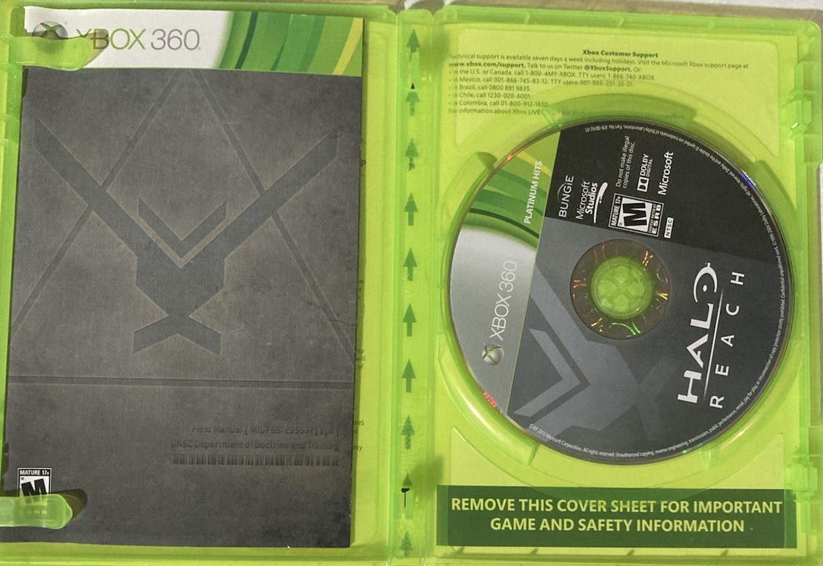 (Tested) Halo: Reach Platinum Hits 2010, Xbox 360