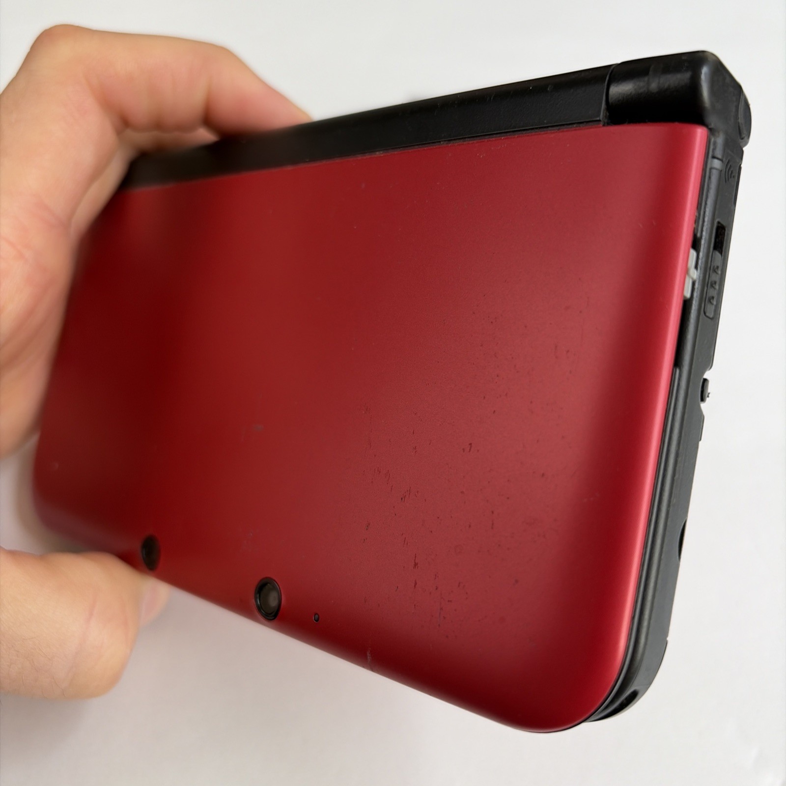 Nintendo 3DS XL LL SPR-001 JPN Red/Black Console With Charging Cable