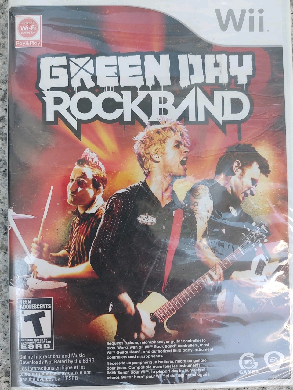 Green Day: Rock Band (Nintendo Wii, 2010) NEW SEALED