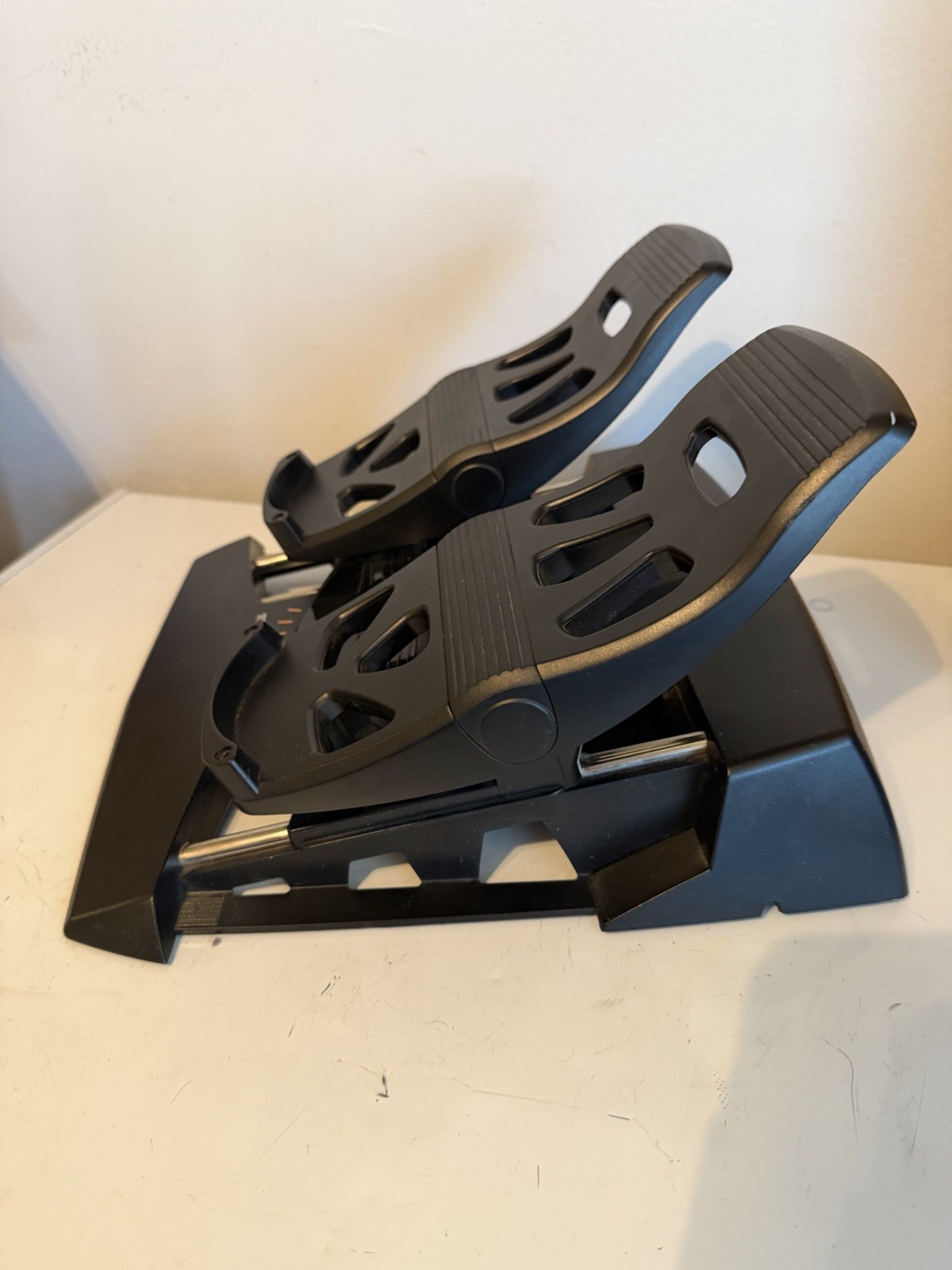 Thrustmaster TFRP Flight Rudder Pedals RJ12 Tested Working No USB Adapter
